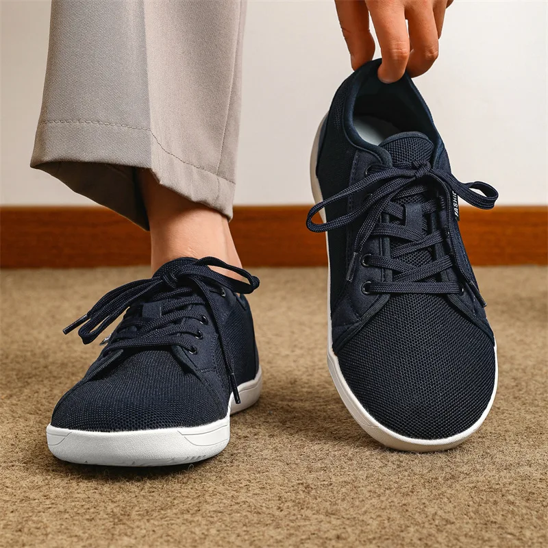 Mens Wide Toe Shoes Barefoot Unisex Plus Size Casual Sneakers Breathable Minimalist Shoes for Women Zero Drop Sole Walking Flats
Mens Wide Toe Shoes Barefoot Unisex Plus Size Casual Sneakers Breathable Minimalist Shoes for Women Zero Drop Sole Walking Flats