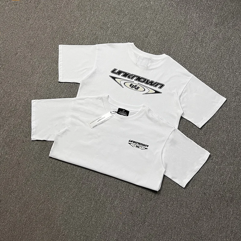 Summer New Unknown T Shirts Men Woman 1:1 High Quality Three-Dimensional Letter Print Loose Casual Tops Tee
Summer New Unknown T Shirts Men Woman 1:1 High Quality Three-Dimensional Letter Print Loose Casual Tops Tee