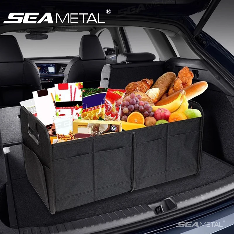 SEAMETAL Large Capacity Car Trunk Box Foldable Auto Rear Trunk Storage Box Oxford Cloth Organizer Bag Outdoor Storage Food Drink
SEAMETAL Large Capacity Car Trunk Box Foldable Auto Rear Trunk Storage Box Oxford Cloth Organizer Bag Outdoor Storage Food Drink