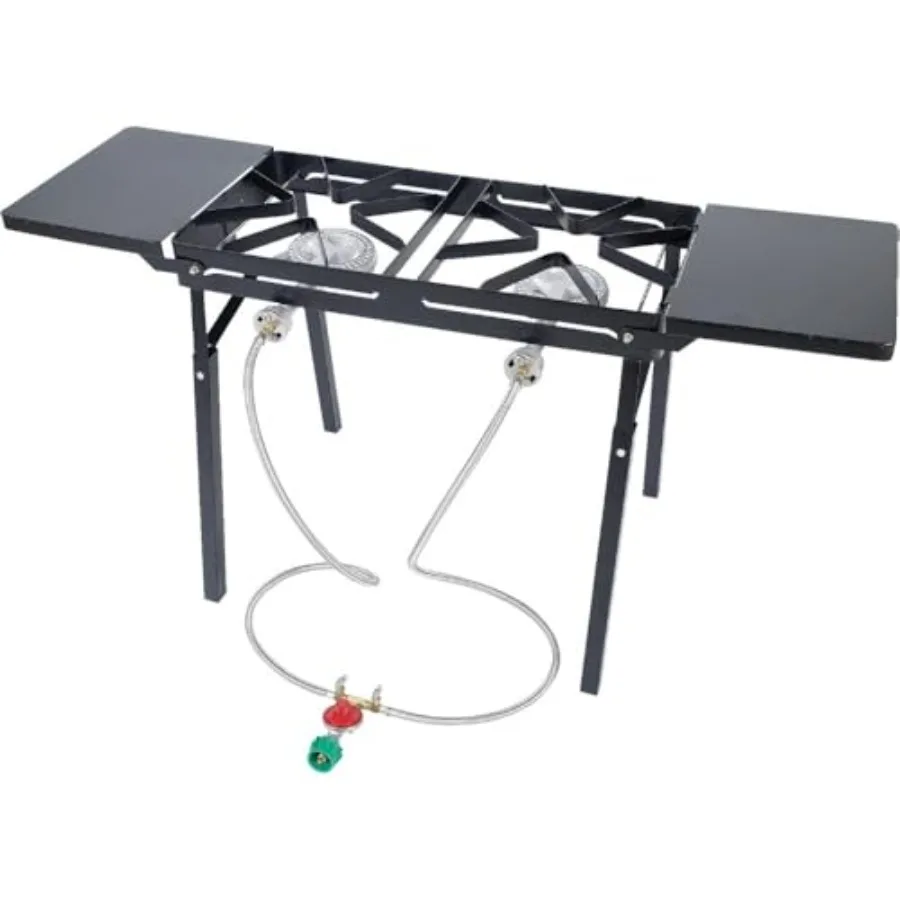 Bayou Classic 110000 BTU Propane Gas Dual Burner Patio Stove Steel Outdoor Cooker - 1 Each
Bayou Classic 110000 BTU Propane Gas Dual Burner Patio Stove Steel Outdoor Cooker - 1 Each