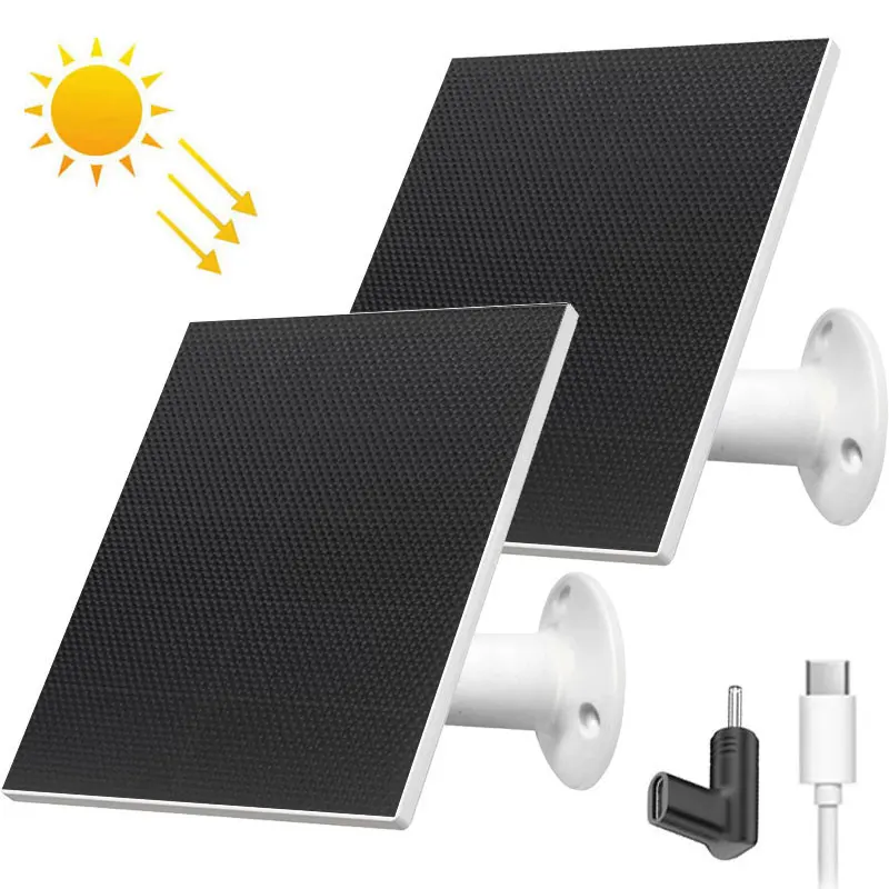 Upgraded ETFE Solar Panel Charger for Ring Stick Up Cam/Pro Battery Spotlight Cam/Pro/Plus Battery etc. Rechargeable Cameras.
Upgraded ETFE Solar Panel Charger for Ring Stick Up Cam/Pro Battery Spotlight Cam/Pro/Plus Battery etc. Rechargeable Cameras.