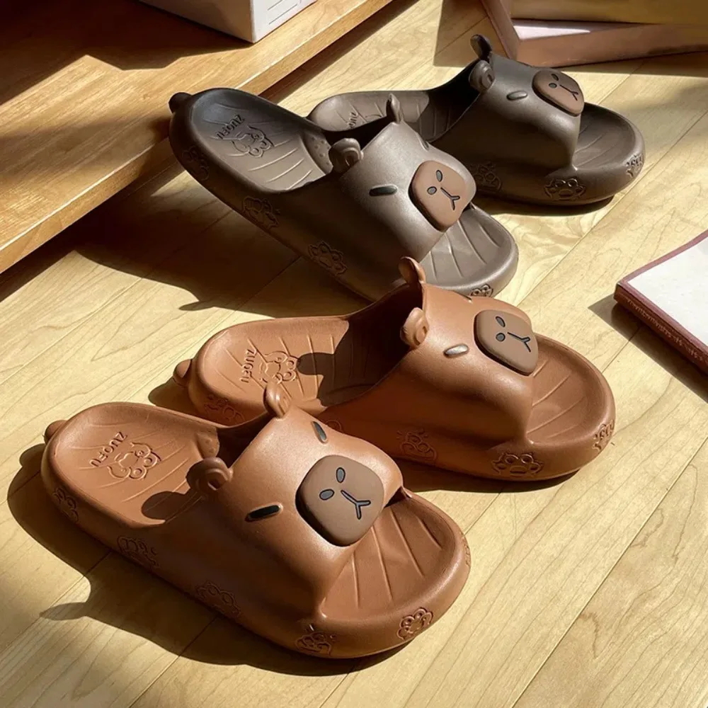 Casual Cartoon Capybara Slippers Anti Slip Women Men Platform Flip Flops Beachwear EVA Slides Sandals Indoor Outdoor
Casual Cartoon Capybara Slippers Anti Slip Women Men Platform Flip Flops Beachwear EVA Slides Sandals Indoor Outdoor