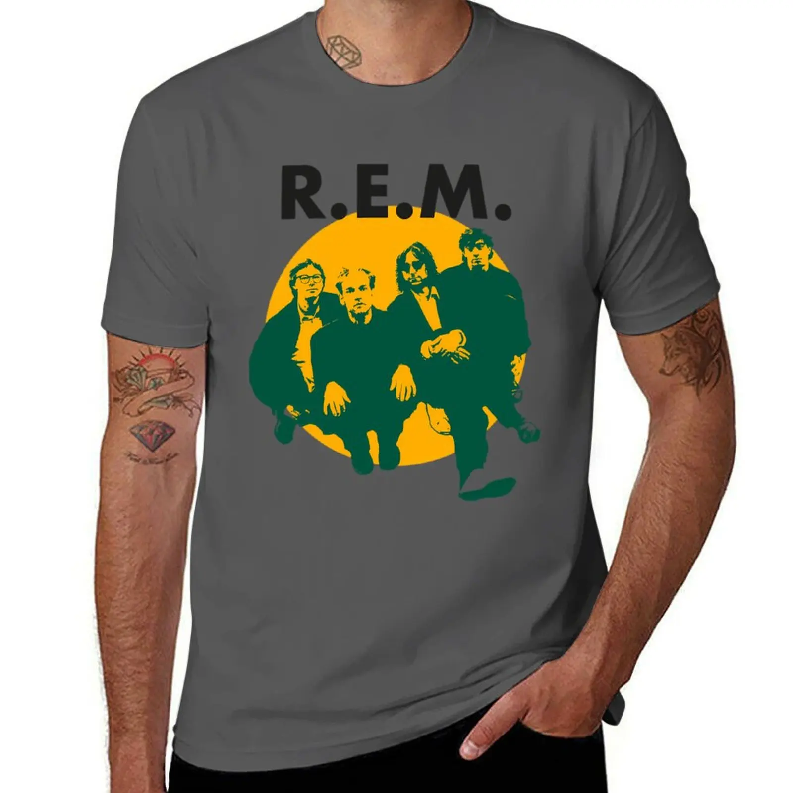 R E M T-Shirt Stain Resistant Casual Tee
R E M T-Shirt Stain Resistant Casual Tee