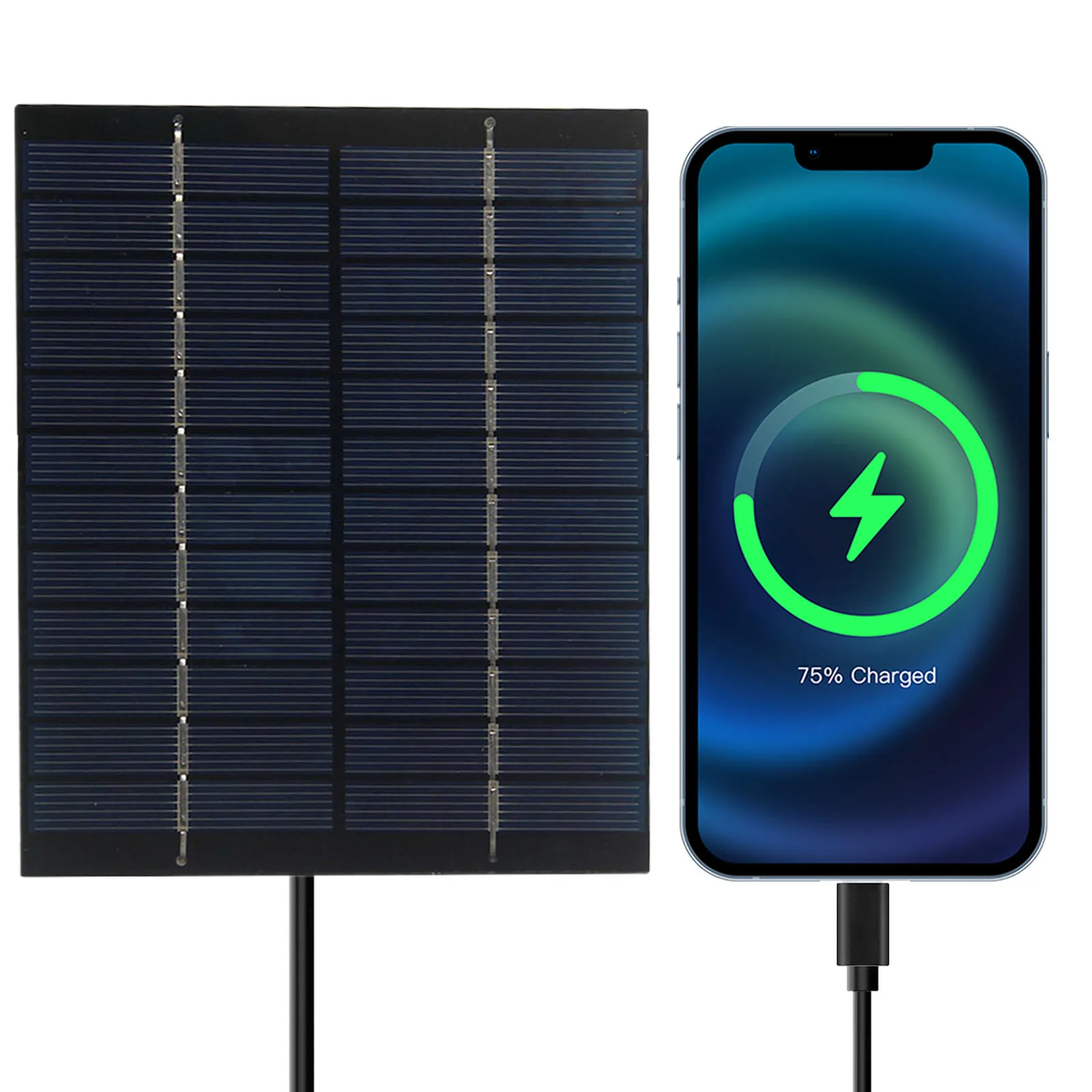 2W 12V Solar Panel Type-C Output Portable Solar Panel Charger for Rechargeable Battery Camera
2W 12V Solar Panel Type-C Output Portable Solar Panel Charger for Rechargeable Battery Camera