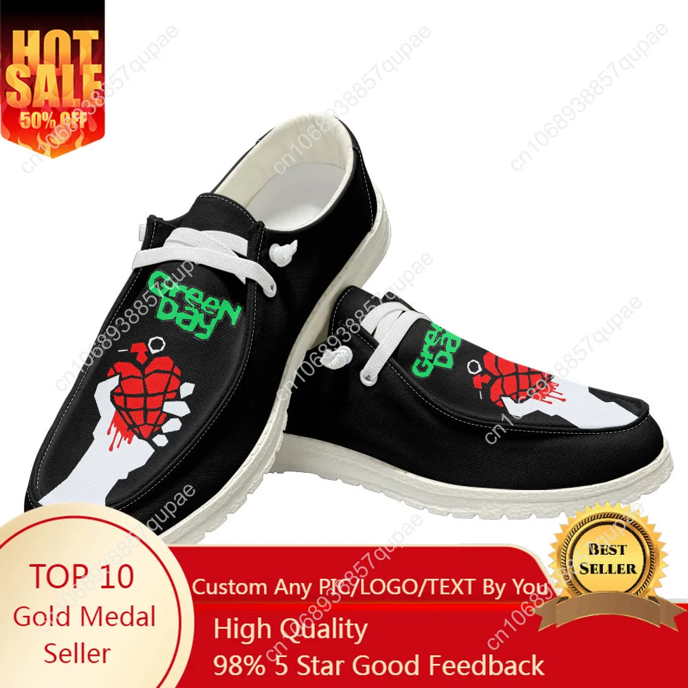 Green Day Pop Rock Band Casual Shoes Mens Womans Flat Shoe Breathable Outdoor Lightweight Footwear Couple Custom Made Shoe
Green Day Pop Rock Band Casual Shoes Mens Womans Flat Shoe Breathable Outdoor Lightweight Footwear Couple Custom Made Shoe