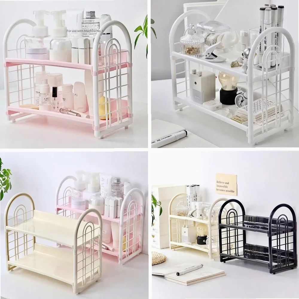 Hot Sale Double Layer Multi-Functional Plastic Desktop Organizer Shelf for Cosmetics, Bedroom, Dormitory Accessories
Hot Sale Double Layer Multi-Functional Plastic Desktop Organizer Shelf for Cosmetics, Bedroom, Dormitory Accessories