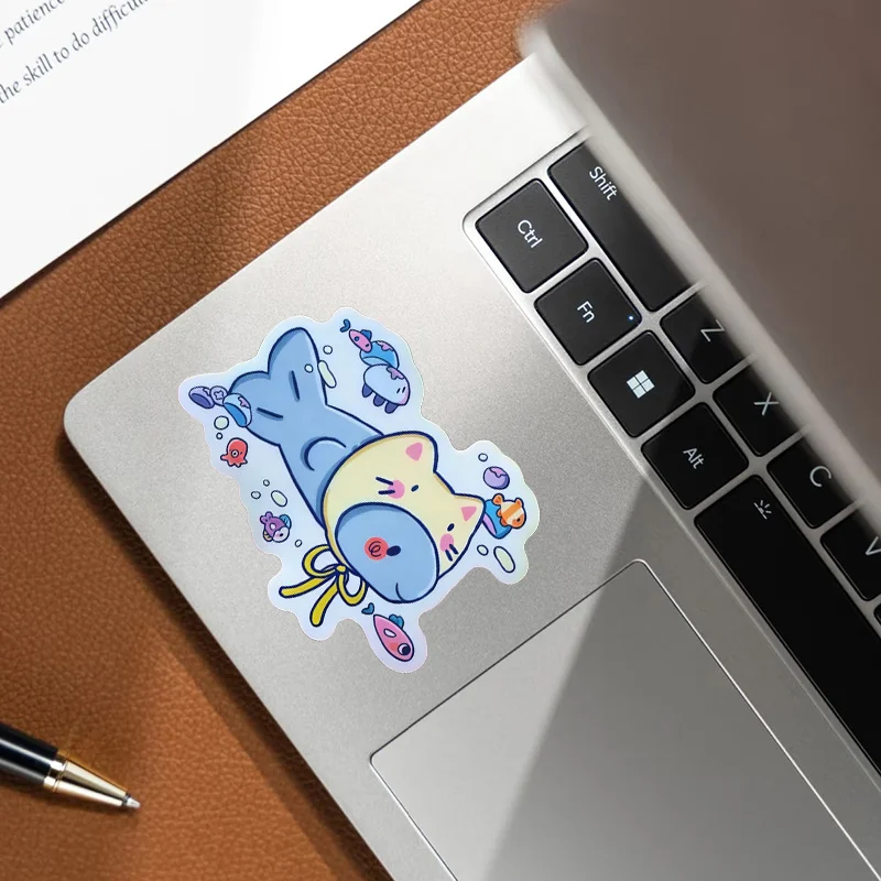 2PCS Cute Cat Mermaid Stickers, Waterproof Decals for Laptop, Cup & Car
2PCS Cute Cat Mermaid Stickers, Waterproof Decals for Laptop, Cup & Car