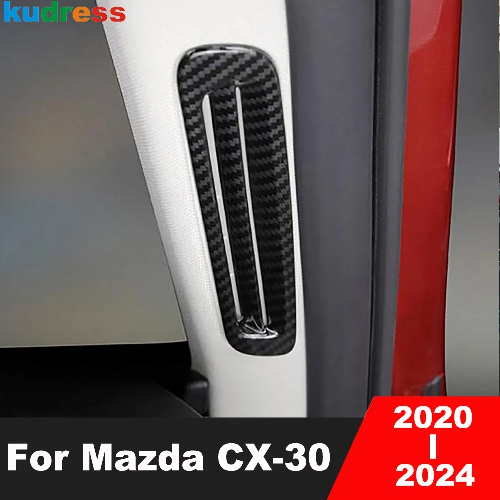 For Mazda CX30 CX-30 2020-2024 Carbon Fiber Car Front Door A Pillar Air Condition Vent Outlet Cover Trim Interior Accessories
For Mazda CX30 CX-30 2020-2024 Carbon Fiber Car Front Door A Pillar Air Condition Vent Outlet Cover Trim Interior Accessories