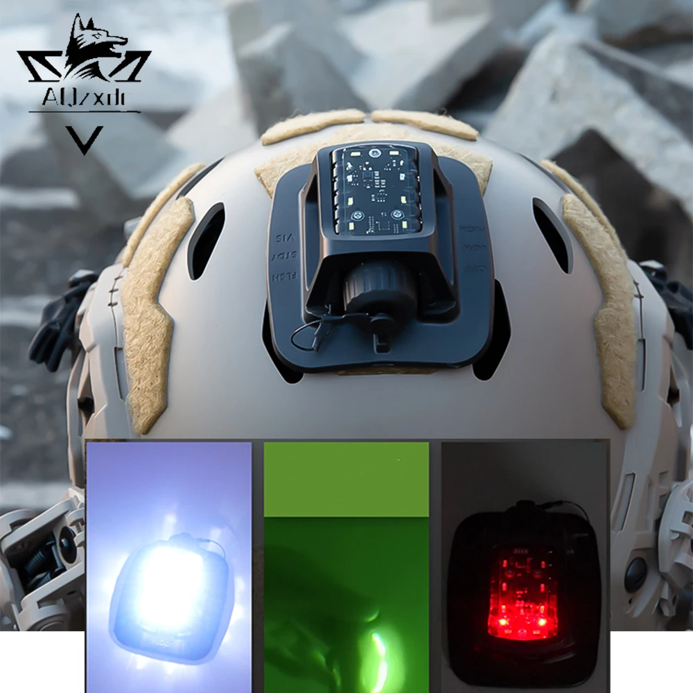 Tactical Helmet Survival Light LED IPX8 Waterproof IR Infrared Function Signal Light Beacon Flashing Light for Hunting Camping
Tactical Helmet Survival Light LED IPX8 Waterproof IR Infrared Function Signal Light Beacon Flashing Light for Hunting Camping