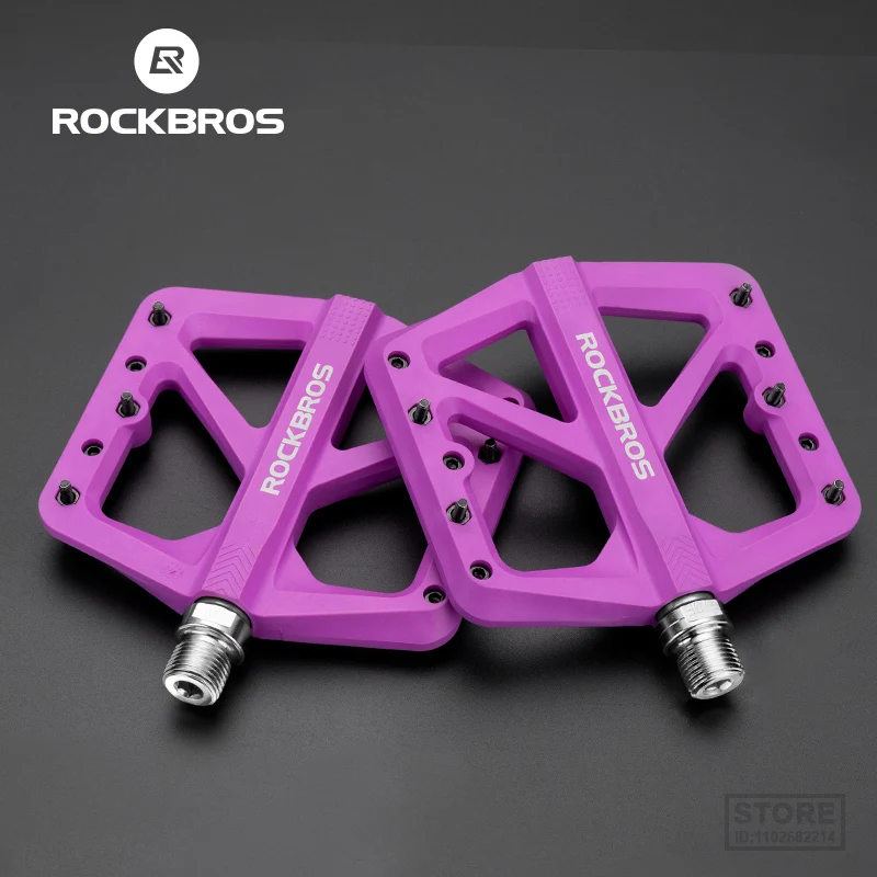 Велосипедные педали ROCKBROS, нейлоновые велосипедные педали с подшипником DU, широкая площадь, ультралегкие аксессуары для горного велосипеда
Велосипедные педали ROCKBROS, нейлоновые велосипедные педали с подшипником DU, широкая площадь, ультралегкие аксессуары для горного велосипеда