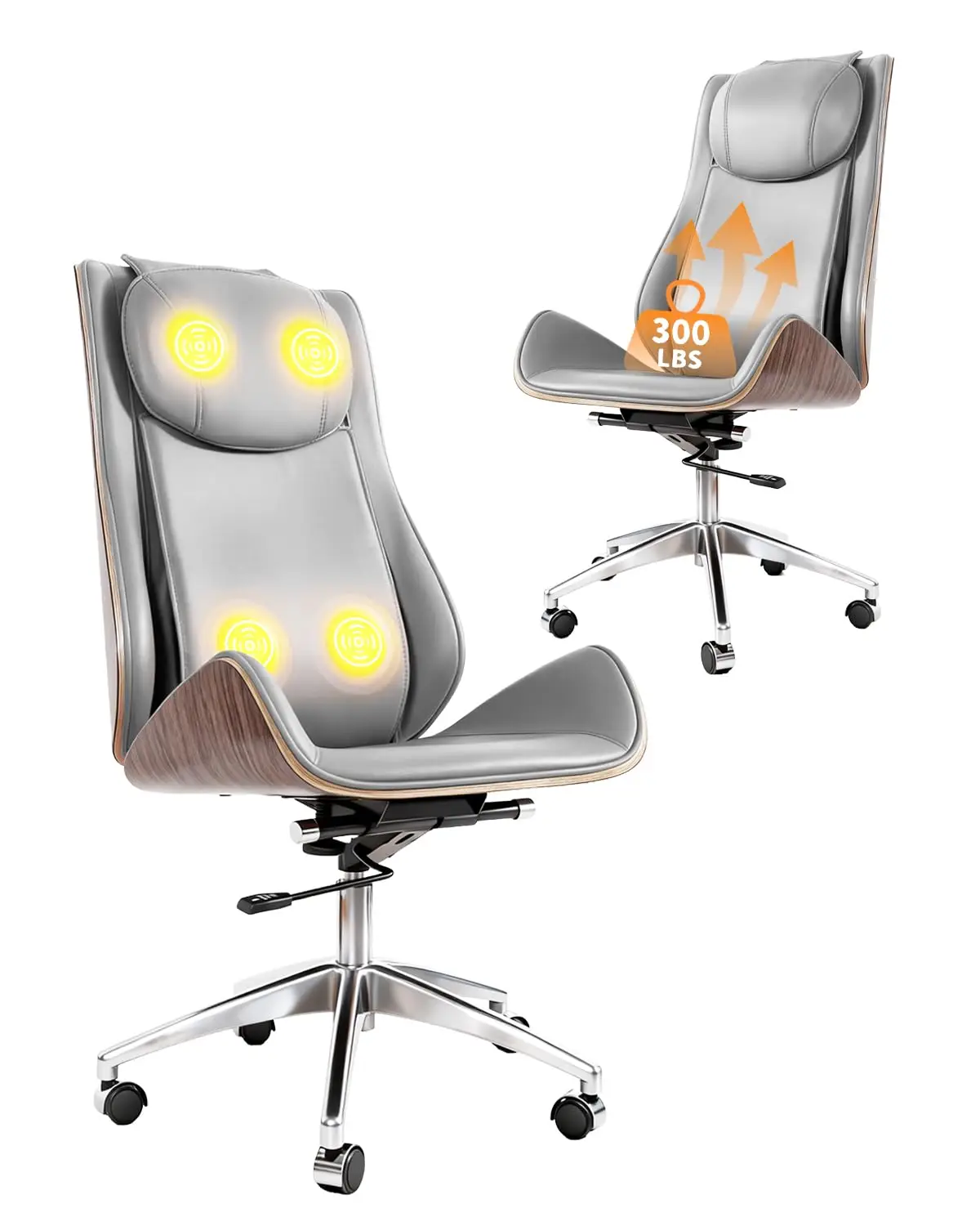 Ergonomic High Back Office Chair 6-Point Massage 135° Recline Lumbar Support 300lb Home Office, Customized
Ergonomic High Back Office Chair 6-Point Massage 135° Recline Lumbar Support 300lb Home Office, Customized