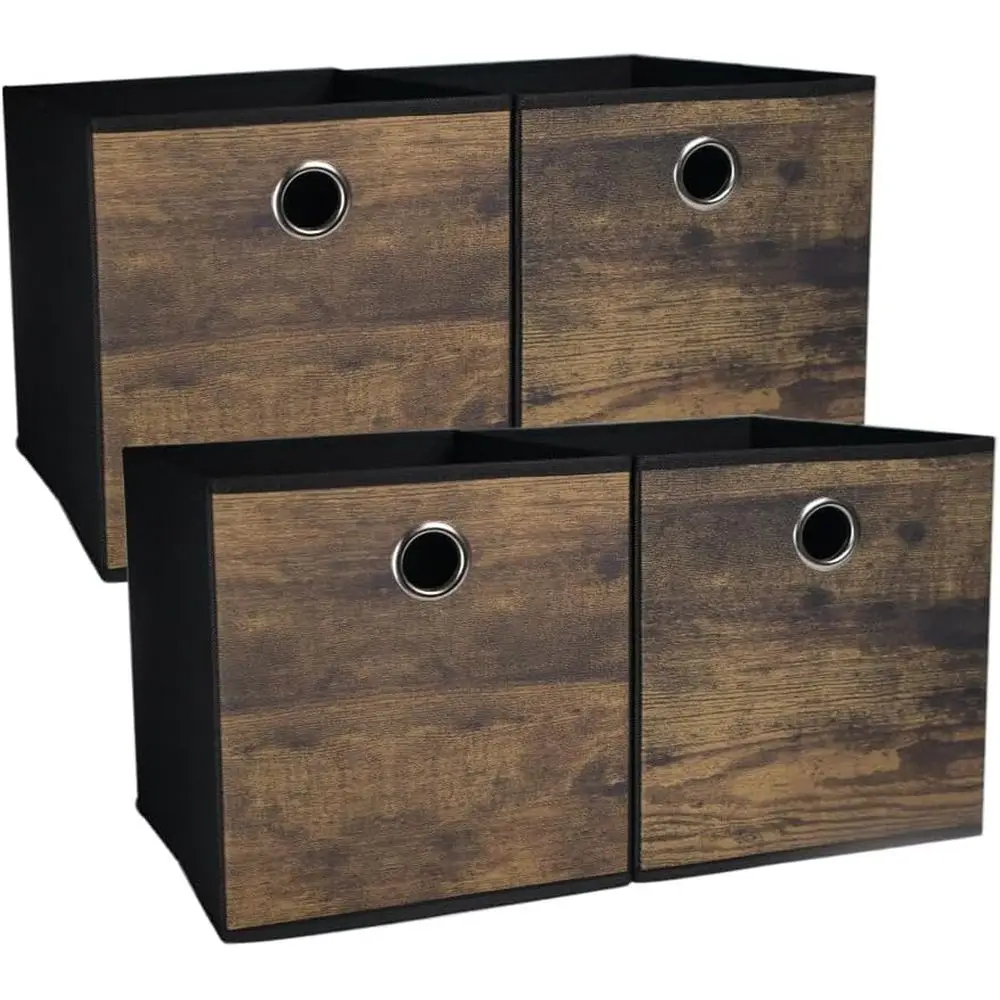 Durable Wood-Grain Fabric Storage Cubes, 12x12x12in, for Closets, Bedrooms, Living Rooms, and More
Durable Wood-Grain Fabric Storage Cubes, 12x12x12in, for Closets, Bedrooms, Living Rooms, and More