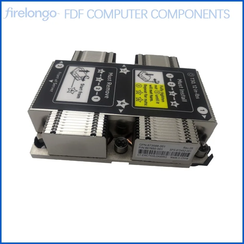 High Quality Server CPU Heatsink Fan for HP DL580 DL360 DL560 G10 872452-001 873588-001
High Quality Server CPU Heatsink Fan for HP DL580 DL360 DL560 G10 872452-001 873588-001