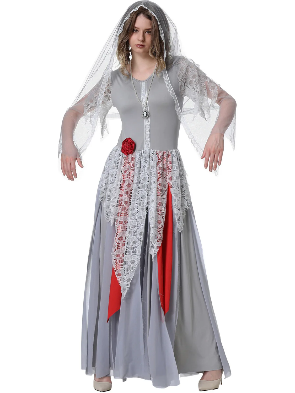 SXL Ghost Bride Dress Zombie Party Costume Hell Play Dress up Women's Traditional Chinese Ethnic Stage Performance Cl...
SXL Ghost Bride Dress Zombie Party Costume Hell Play Dress up Women's Traditional Chinese Ethnic Stage Performance Cl...