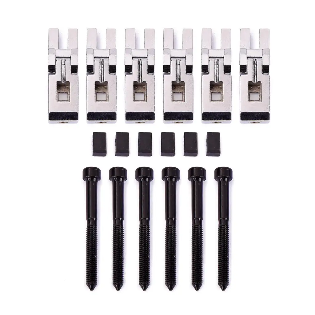 Zinc Alloy Double Locking Guitar Bridge Saddles with Screws for Electric Guitar Tuning Pegs and Repair Tools
Zinc Alloy Double Locking Guitar Bridge Saddles with Screws for Electric Guitar Tuning Pegs and Repair Tools