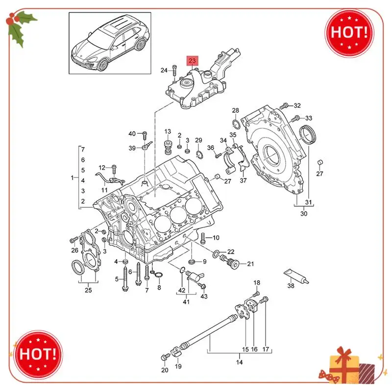 Durable-Car Oil Separator 95810124700 95810124704 06E103547AC For PORSCHE CAYENNE 2011-2018 3.0Displacement 92A
Durable-Car Oil Separator 95810124700 95810124704 06E103547AC For PORSCHE CAYENNE 2011-2018 3.0Displacement 92A