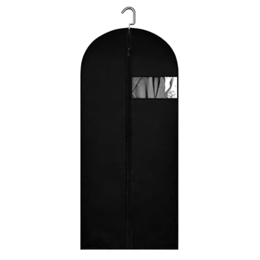65-Inch Garment Bags for Hanging Clothes, Clear Window Dust-Proof Suit Bags for Suits Coats Dresses - Closet Storage and Travel
65-Inch Garment Bags for Hanging Clothes, Clear Window Dust-Proof Suit Bags for Suits Coats Dresses - Closet Storage and Travel