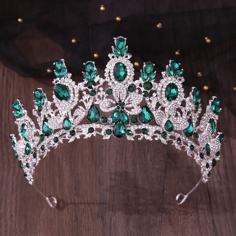 Rhinestone Headband Handmade Bridal Tiara Luxurious Vintage Crystal Crown Metallic Ornate Baroque Headpiece Birthday Party
Rhinestone Headband Handmade Bridal Tiara Luxurious Vintage Crystal Crown Metallic Ornate Baroque Headpiece Birthday Party