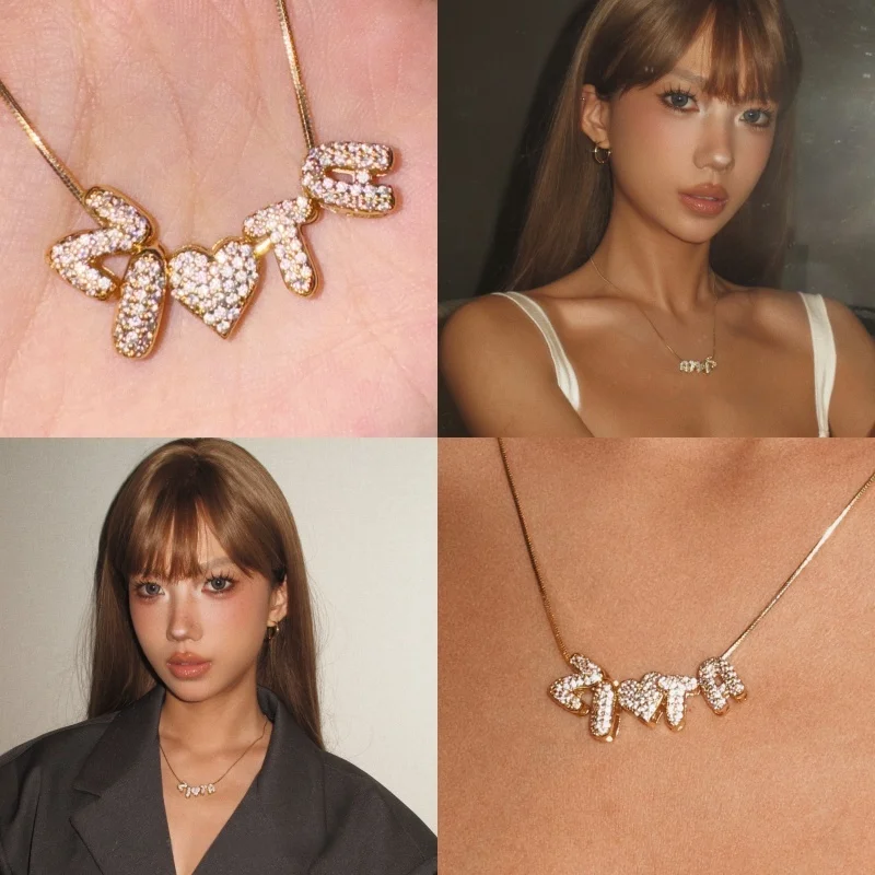 Mother'S Day Present Custom 26 Alphabet Letters Diy Shiny Rhinestone Name Necklace Bracelet Fashion Jewelry Collectible Decor
Mother'S Day Present Custom 26 Alphabet Letters Diy Shiny Rhinestone Name Necklace Bracelet Fashion Jewelry Collectible Decor