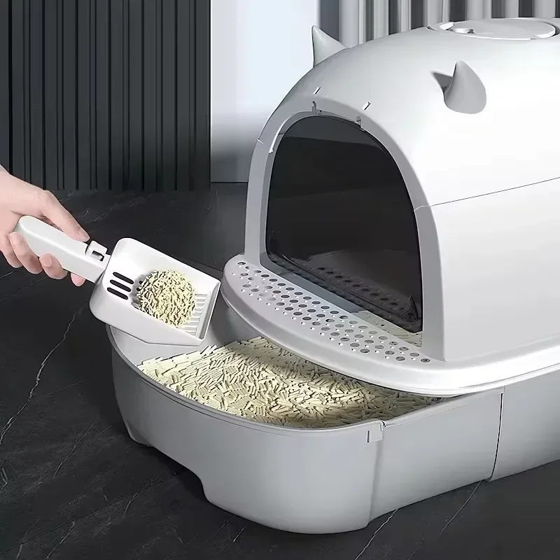 High Quality Large Cat Litter Box High Cover Cat Cartons Litter Box Trays Pee Automatic Cat Litter Box
High Quality Large Cat Litter Box High Cover Cat Cartons Litter Box Trays Pee Automatic Cat Litter Box