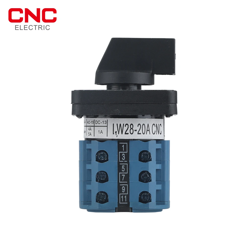 CNC LW28-20 1-0-2 Selector Rotary Switch 5-20A 220V Universal Changeover Switch 3Position 3Knots Electric Motor Reversing Switch
CNC LW28-20 1-0-2 Selector Rotary Switch 5-20A 220V Universal Changeover Switch 3Position 3Knots Electric Motor Reversing Switch