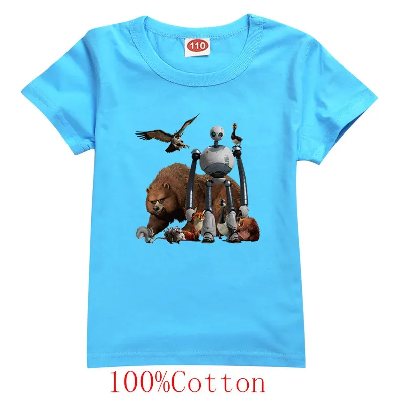 2025 New Cosplay The Wild Robot Kids T-shirts Boys Girl Cartoon Anime Cotton Short Sleeves Tees Round Neck Tops Children Tshirt
2025 New Cosplay The Wild Robot Kids T-shirts Boys Girl Cartoon Anime Cotton Short Sleeves Tees Round Neck Tops Children Tshirt