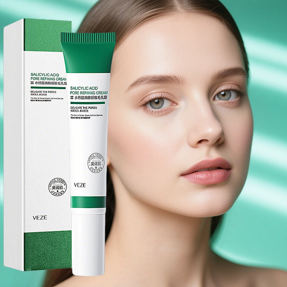 Salicylic Acid Shrink Pore Cream Rejuvenate Moisturising Nourish Oil Control Remove Blackehead Smooth Repairing Skin Care 
Salicylic Acid Shrink Pore Cream Rejuvenate Moisturising Nourish Oil Control Remove Blackehead Smooth Repairing Skin Care