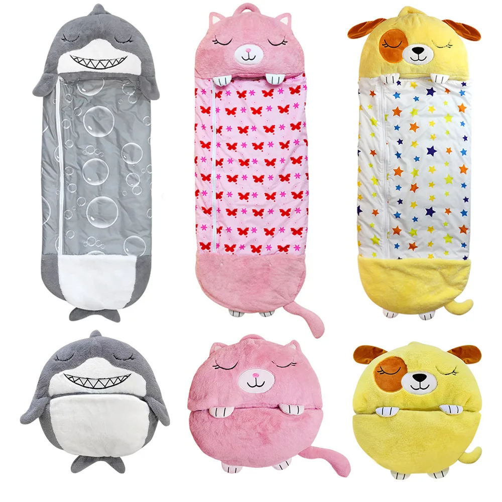 Spot Children'S Warm Sleeping Bag 2 In 1 Autumn And Winter Variable Cartoon Animal Plush Pillow Anti-Kicking Quilt
Spot Children'S Warm Sleeping Bag 2 In 1 Autumn And Winter Variable Cartoon Animal Plush Pillow Anti-Kicking Quilt