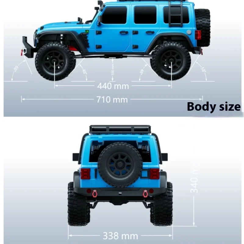 Remote Control Car Maker Ck5811 Wrangler 1/7 Climbing Car Rc Simulation Outdoor Off Road Vehicle Electric Brushless Toy Model
Remote Control Car Maker Ck5811 Wrangler 1/7 Climbing Car Rc Simulation Outdoor Off Road Vehicle Electric Brushless Toy Model