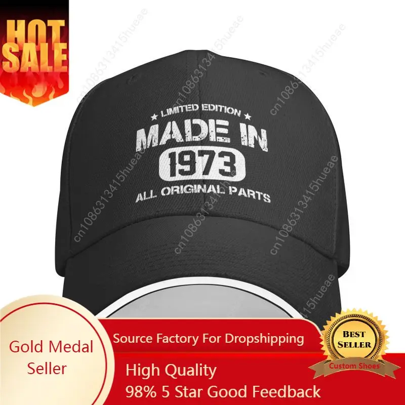 Cool Made In 1973 Vintage Baseball Cap Men Women Custom Adjustable Adult 49th Birthday Dad Hat Hip Hop
Cool Made In 1973 Vintage Baseball Cap Men Women Custom Adjustable Adult 49th Birthday Dad Hat Hip Hop