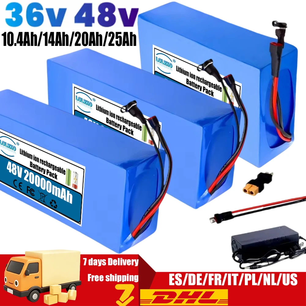 Electric scooter/ motorcycle electric specific 48V 36V 25Ah Lithium battery 500W-1500W suitable for built-in BMS with charger
Electric scooter/ motorcycle electric specific 48V 36V 25Ah Lithium battery 500W-1500W suitable for built-in BMS with charger