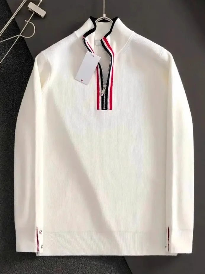 High Quali Knitted Sweater Autumn Winter Stand Collar f Zip Casual Faionable Youth Men's Long Sve Fine Gauge
High Quali Knitted Sweater Autumn Winter Stand Collar f Zip Casual Faionable Youth Men's Long Sve Fine Gauge