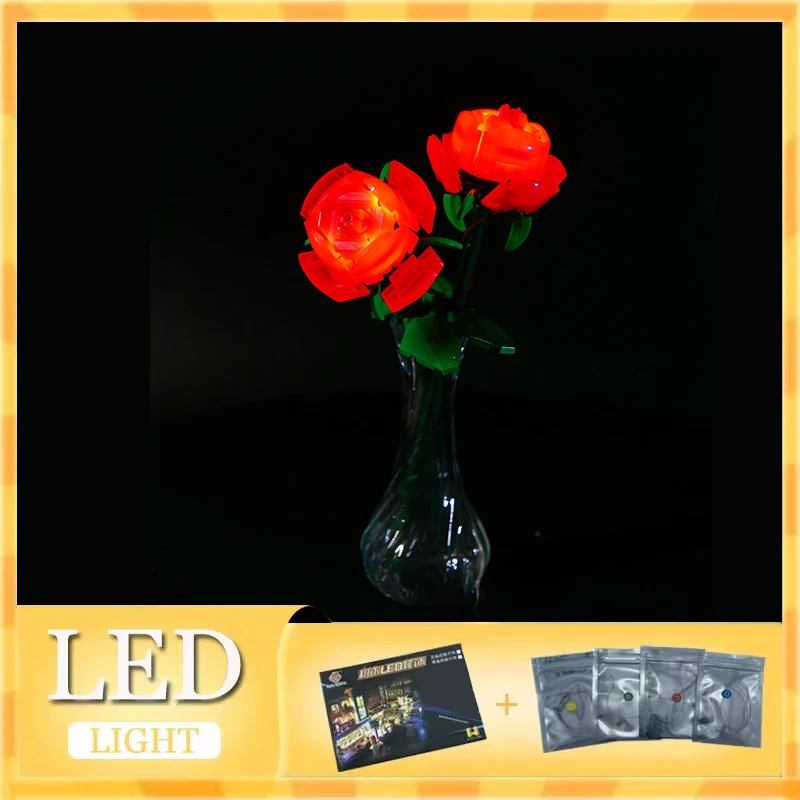 Комплект светодиодных фонарей своими руками для роз LEGO 40460 (только светодиодный светильник, без модели блоков) 
Комплект светодиодных фонарей своими руками для роз LEGO 40460 (только светодиодный светильник, без модели блоков)