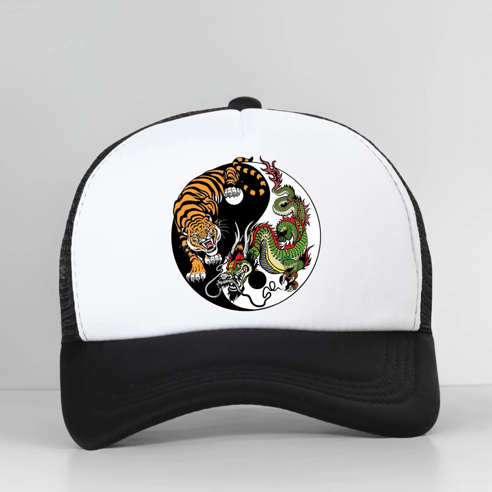 Chinese Dragon And Tiger Tattoo print mesh baseball cap summer Adjustable Breathable trucker hat fashion casual sun hats
Chinese Dragon And Tiger Tattoo print mesh baseball cap summer Adjustable Breathable trucker hat fashion casual sun hats