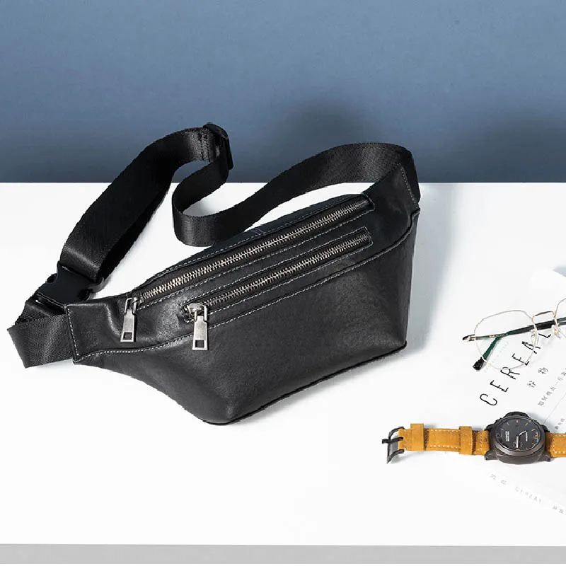 Luufan Men's Genuine Leather Waist Pack Soft Cowhide Waist Bag Functional Leather Shoulder Bag Mini Travel Chest Bag Phone Pack
Luufan Men's Genuine Leather Waist Pack Soft Cowhide Waist Bag Functional Leather Shoulder Bag Mini Travel Chest Bag Phone Pack