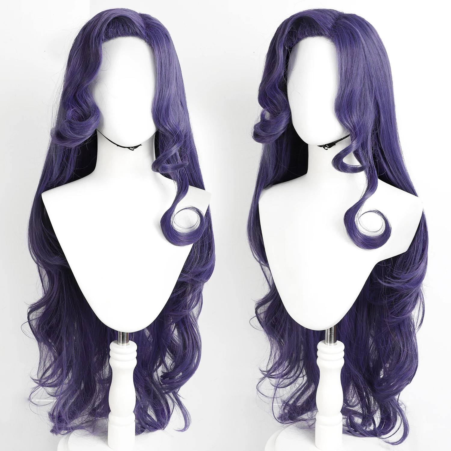 Synthetic Purple Wavy Long Wig for Cosplay, Fluffy Bangs Anime Character Style Heat Resistant Hair for Halloween Party
Synthetic Purple Wavy Long Wig for Cosplay, Fluffy Bangs Anime Character Style Heat Resistant Hair for Halloween Party