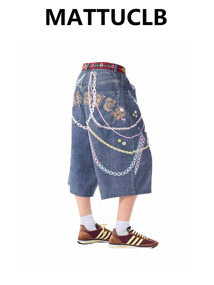 Summer Women American Print Jorts Denim Shorts Harajuku Y2k 2000s Jean Pants Japanese Grunge Chic E-girl Wide Leg Tomboy Chic
Summer Women American Print Jorts Denim Shorts Harajuku Y2k 2000s Jean Pants Japanese Grunge Chic E-girl Wide Leg Tomboy Chic