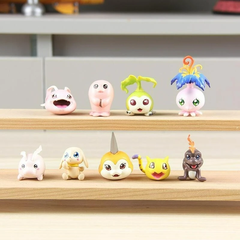 Набор настольных сцен Digimon Merge Rookie Level, 9 шт., статические модели Baby Digimon, аниме, коллекционная фигурка, дисплей 
Набор настольных сцен Digimon Merge Rookie Level, 9 шт., статические модели Baby Digimon, аниме, коллекционная фигурка, дисплей