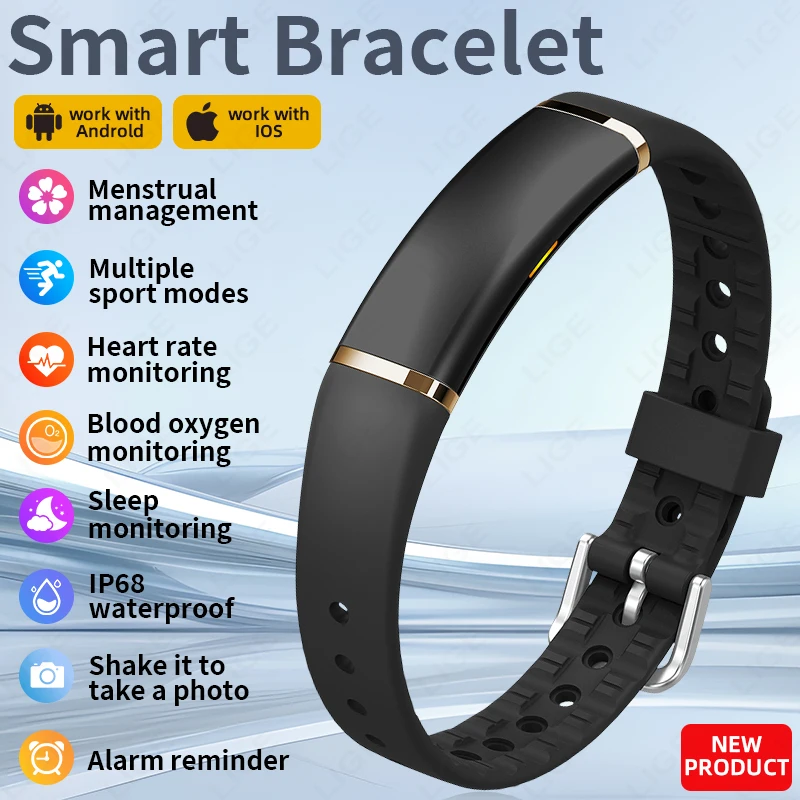 LIGE Heart Rate Monitor Smart Bracelet Men No Screen Fitness Sport Band Smart Watch Waterproof Multifunction Watches Women
LIGE Heart Rate Monitor Smart Bracelet Men No Screen Fitness Sport Band Smart Watch Waterproof Multifunction Watches Women