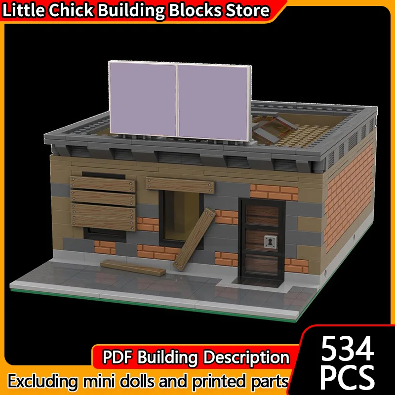 City Street View Model MOC Building Bricks Suspicious Abandoned Modular Technology Children Holiday Gifts Assemble Toys Suit
City Street View Model MOC Building Bricks Suspicious Abandoned Modular Technology Children Holiday Gifts Assemble Toys Suit