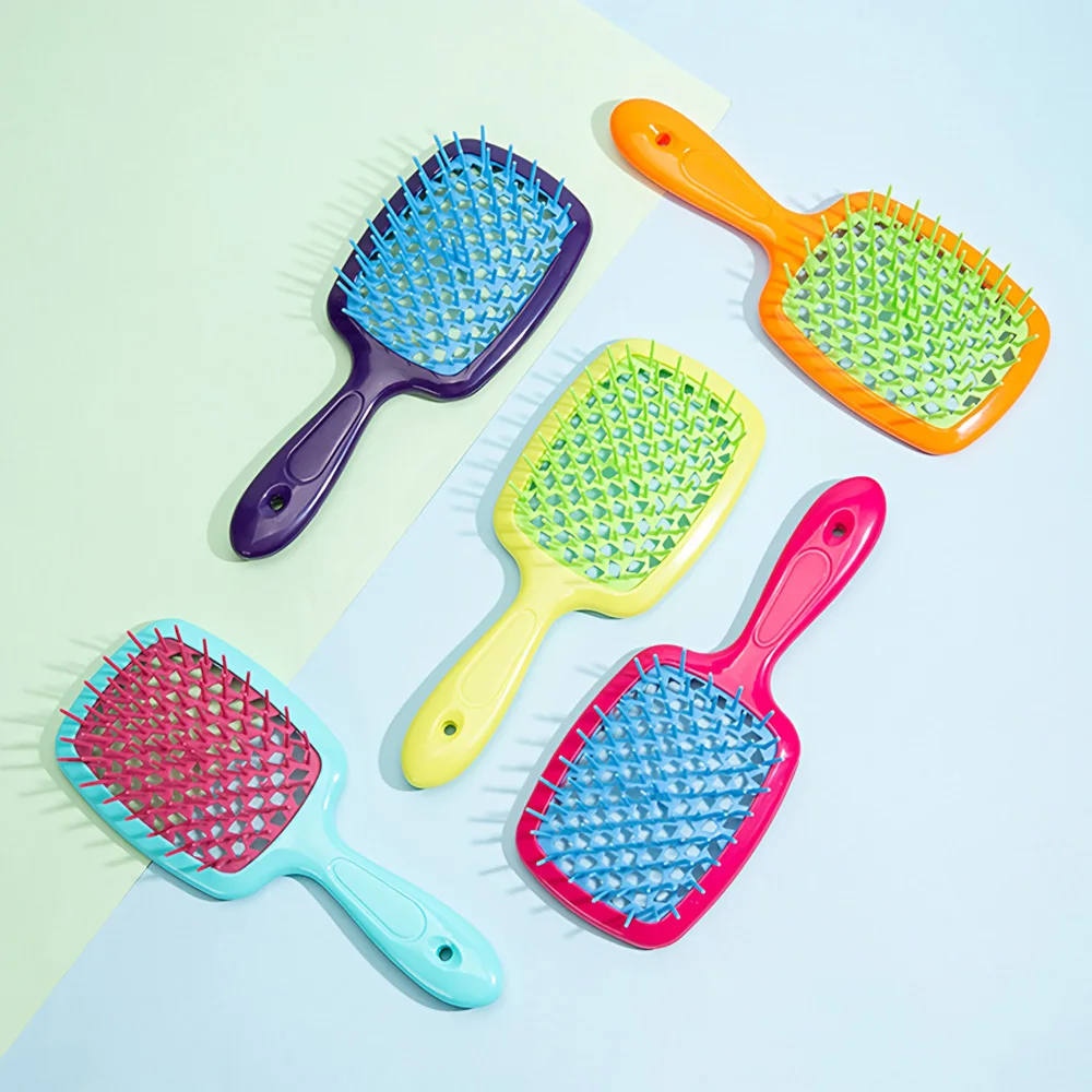 1pcs Hollowed-out Scalp Massage Comb Hair Brush ABS Detangling Vent Shower Hair Brush
1pcs Hollowed-out Scalp Massage Comb Hair Brush ABS Detangling Vent Shower Hair Brush