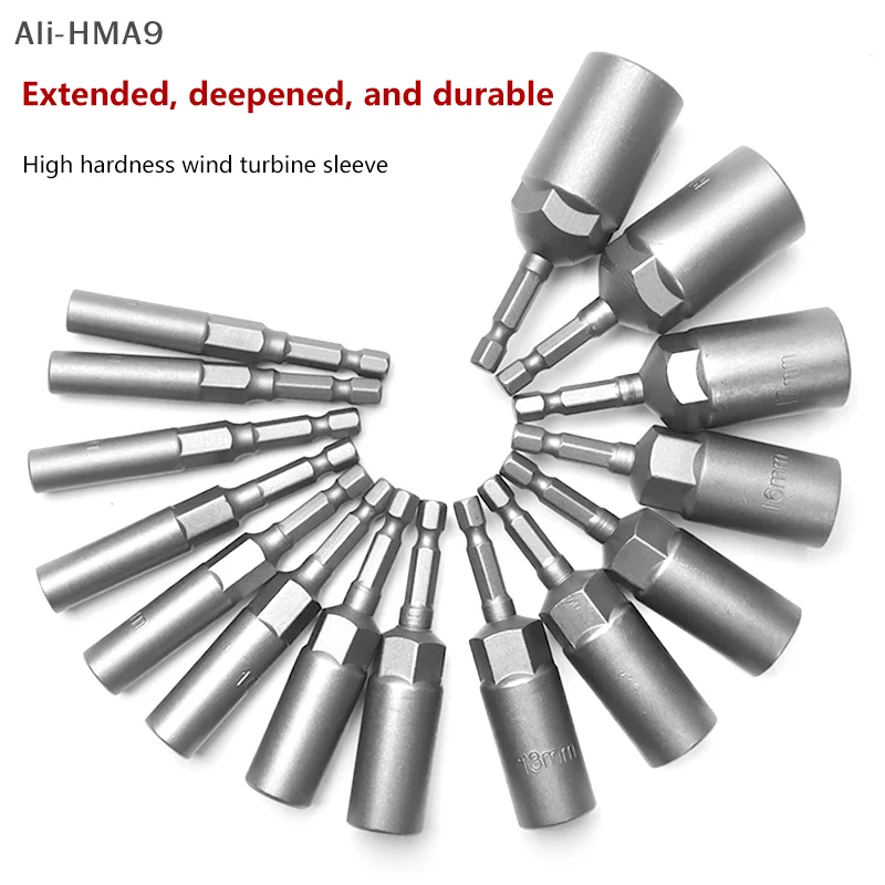 10/15Pcs Length Deepen Impact Socket Adapter 5.5-19mm Power Nut Driver Socket Set 1/4-inch Screwdriver Key Head Hand Tool Set
10/15Pcs Length Deepen Impact Socket Adapter 5.5-19mm Power Nut Driver Socket Set 1/4-inch Screwdriver Key Head Hand Tool Set