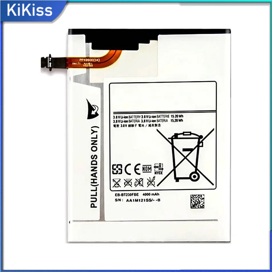Durable For Samsung Galaxy Tab 4 Nook T230 T231 T235 SM-T230 SM-T231 SM-T235 Long Lasting Tablet Battery 4000mAh EB-BT230FBE
Durable For Samsung Galaxy Tab 4 Nook T230 T231 T235 SM-T230 SM-T231 SM-T235 Long Lasting Tablet Battery 4000mAh EB-BT230FBE
