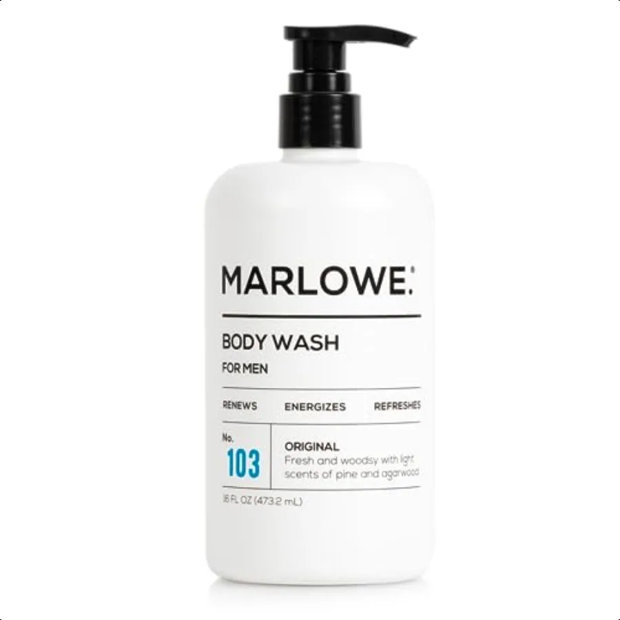 MARLOWE.. 103 Body Wash 16 oz Pump Original Energizing Refreshing Shower Gel with Willow Bark Green Tea Extracts Cleanses Moist
MARLOWE.. 103 Body Wash 16 oz Pump Original Energizing Refreshing Shower Gel with Willow Bark Green Tea Extracts Cleanses Moist