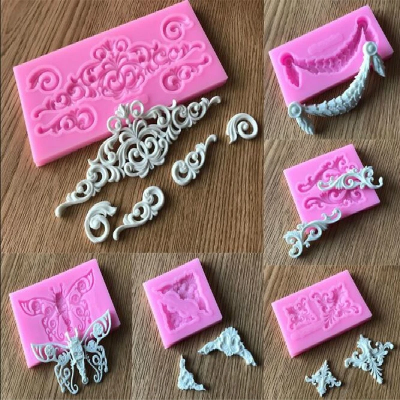 1pc Flower Pattern Silicone Mold Mat 3D Lace Mold Fondant Cake Decoration Sugar Craft Tool Baking Tools Cake Tools
1pc Flower Pattern Silicone Mold Mat 3D Lace Mold Fondant Cake Decoration Sugar Craft Tool Baking Tools Cake Tools