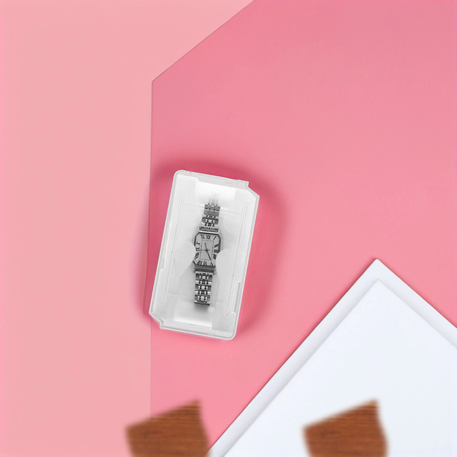 Transparent PET Single Storage Container Mens Travel Case Inner Holder Display Packaging Watch Box Watch Display Box Gift
Transparent PET Single Storage Container Mens Travel Case Inner Holder Display Packaging Watch Box Watch Display Box Gift
