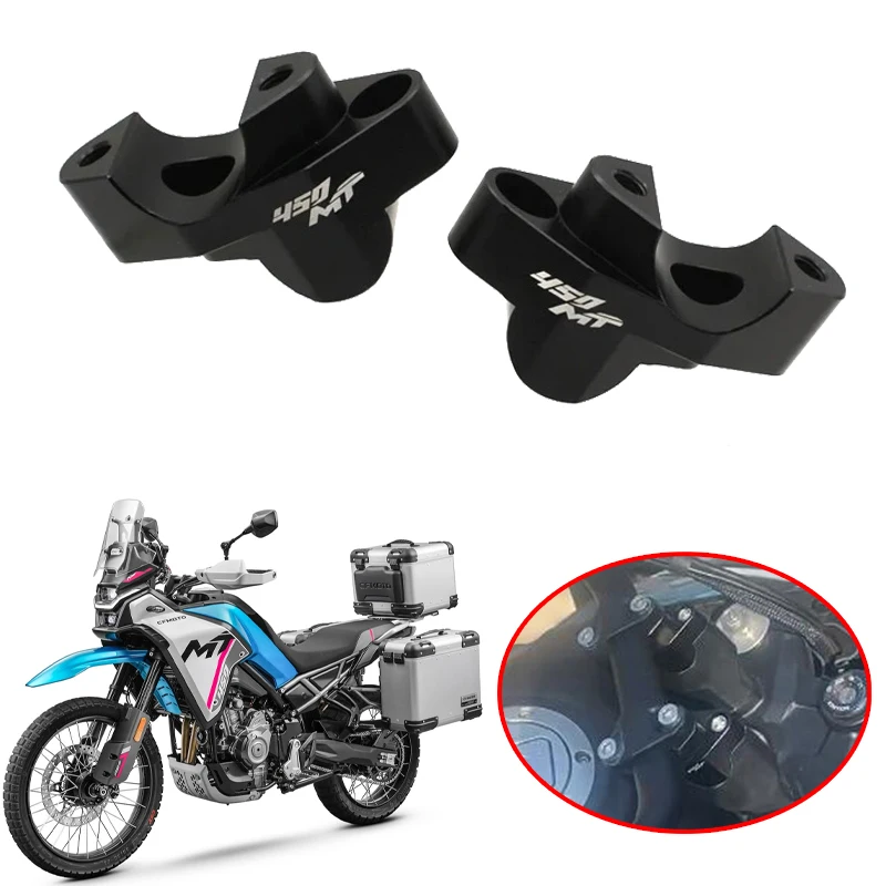 Motorcycle Accessories CNC Aluminum Alloy Handle Bar Backward Heightening Fixture Fit For CFMOTO 450MT MT450 CF-MOTO 450 MT 2024
Motorcycle Accessories CNC Aluminum Alloy Handle Bar Backward Heightening Fixture Fit For CFMOTO 450MT MT450 CF-MOTO 450 MT 2024