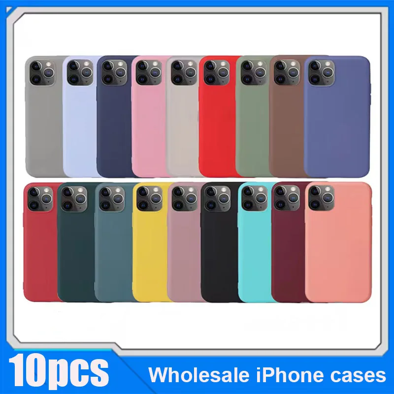 10PCS/lot Original Plain Silicone Phone Case For iPhone XR XS 11/12/13/14/15 Pro Max Non-Slip Cover For iPhone 6 7 8 Plus
10PCS/lot Original Plain Silicone Phone Case For iPhone XR XS 11/12/13/14/15 Pro Max Non-Slip Cover For iPhone 6 7 8 Plus