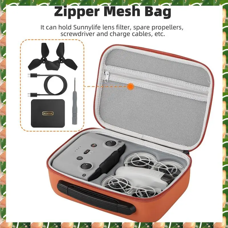 JAJA Sunnylife Carrying Case For DJI Neo Portable Storage Bag Protective Bag For DJI Neo RC-N3 Drone Remote Controller Accessori
JAJA Sunnylife Carrying Case For DJI Neo Portable Storage Bag Protective Bag For DJI Neo RC-N3 Drone Remote Controller Accessori