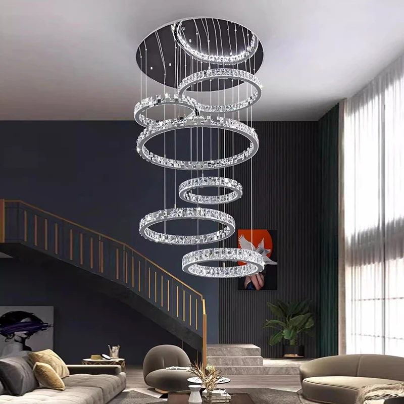 Modern home decoration crystal chandelier, stair Pendant lamp, living room Pendant lights, interior lighting
Modern home decoration crystal chandelier, stair Pendant lamp, living room Pendant lights, interior lighting